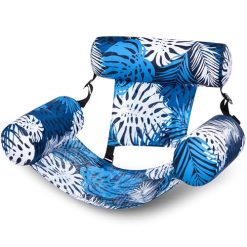 Alternative view of Sloosh Pool Floats Chairs Adult,Inflatable Pool Lounge,Plant Pattern Floating Mat Hammock,Blow up Water Chairs Noodles rafts for Party Summer Water Beach Fun