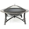 Bond 35 in. Round Steel Fire Pit, 50481