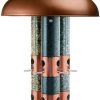 Perky-Pet 7103-2 Copper Finish Triple Tube Bird Feeder