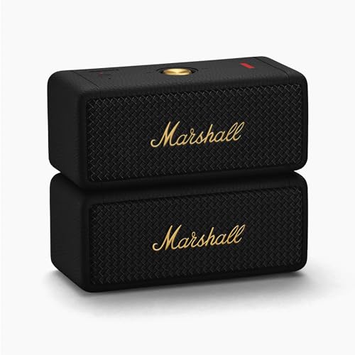 Marshall Emberton II Portable Bluetooth Speaker, Black & Brass - Image 30